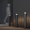 Nowoczesny słupek ogrodowy LED zewnętrzna lampa grafitowa tuba Olten MAYTONI O591FL-L12GF3K1